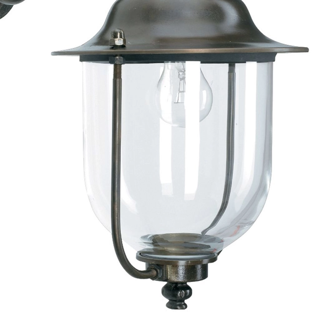 Landelijke wandlamp Lindau 56cm brons bruin KS Verlichting 8714732142304
