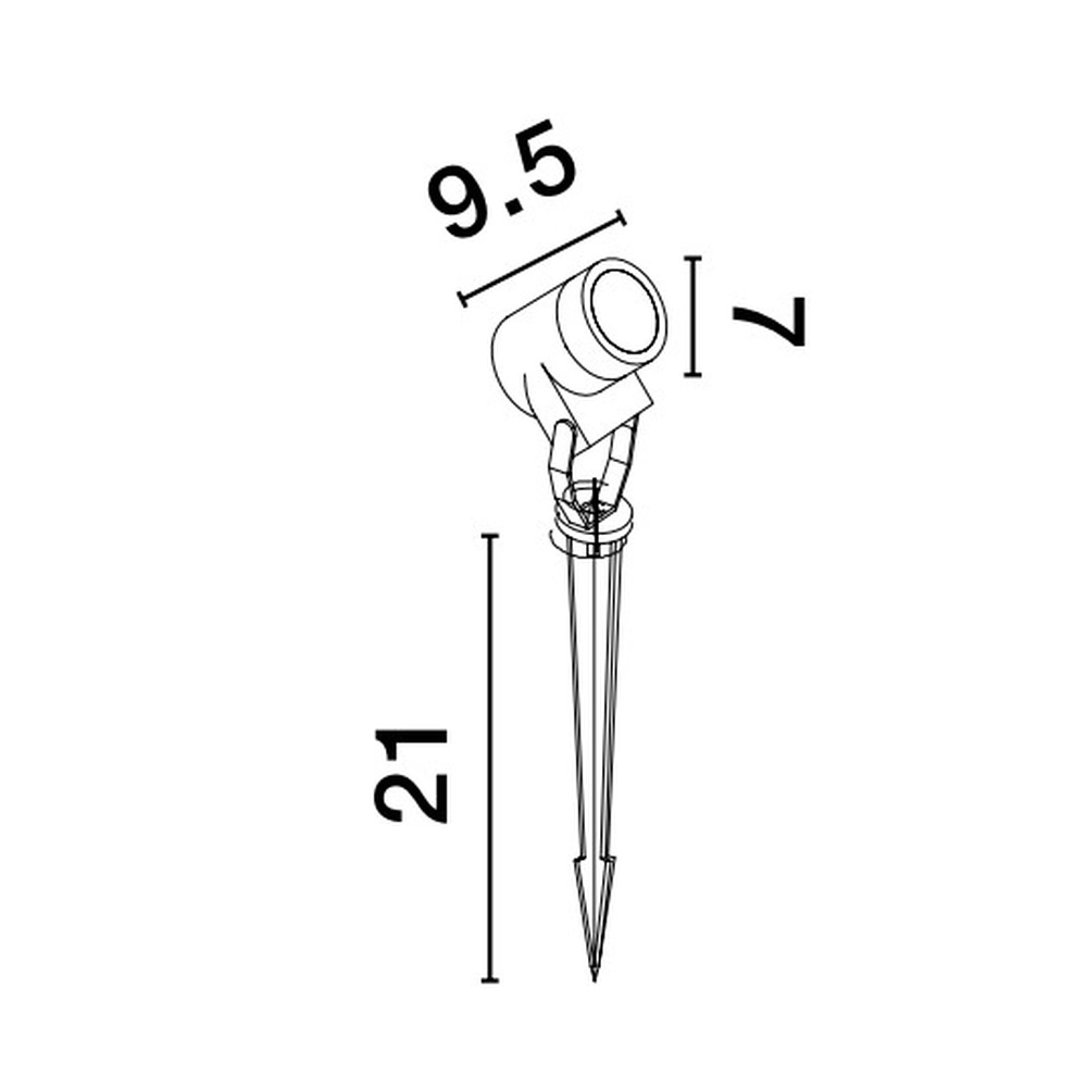 Prikspot Vida antraciet Lyora 5212017438249