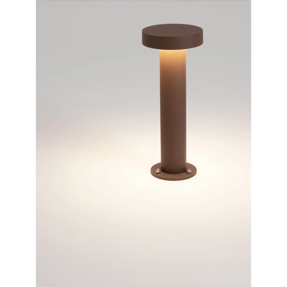 Desing tuinlamp Gong roestbruin 30cm - 3000K Lyora 5212017496218