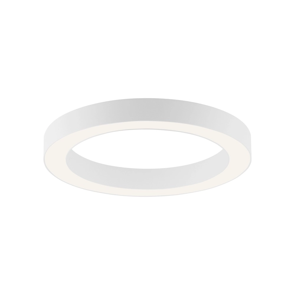 Strakke led plafondlamp Pure Lines Round Ø 35cm - wit Paul Neuhaus 4012248395226