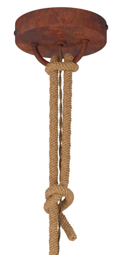 Roestbruine hanglamp Meopham Ø 24cm Eglo 9002759434045