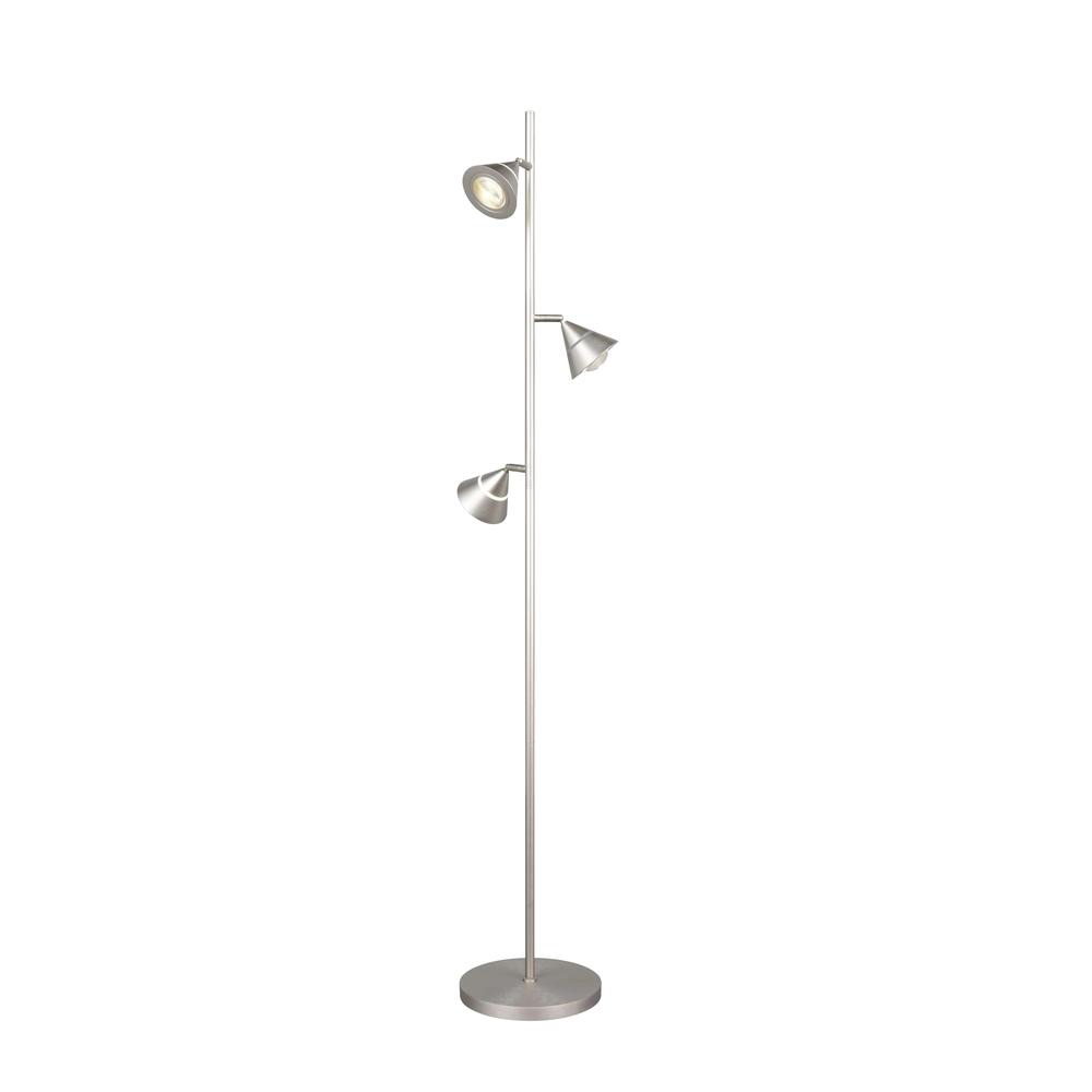 Vloerlamp Romeo nikkel Trio 4017807675375