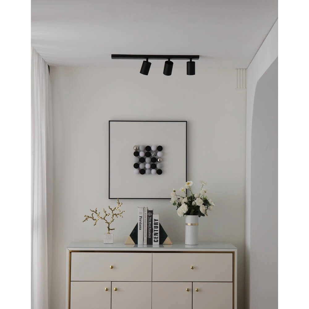 Plafondspot Onis 3-lichts - zwart Lyora 4255805302323