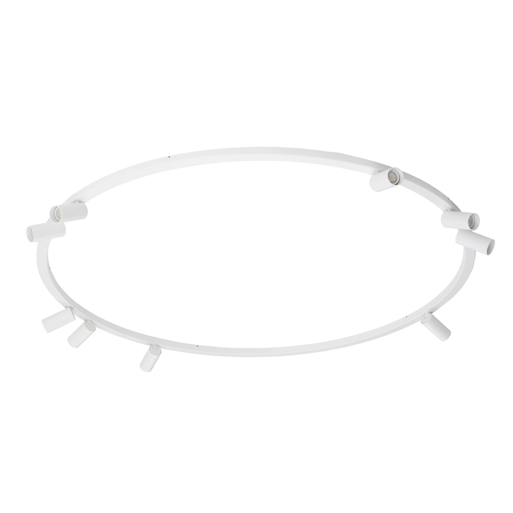 Cirkel opbouwspots Fourty 9x GU10 - wit Lyora 5903139119511