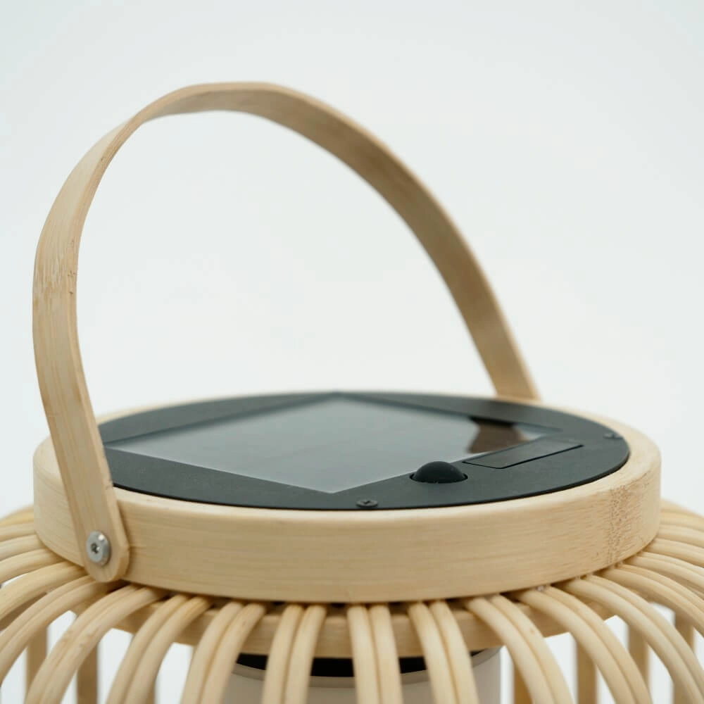 Solar tafellampje Marliano rotan recht Eglo 9008606297955
