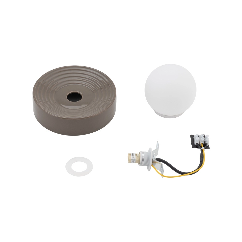 Design wandlamp Clay bruin Ø 16cm Lyora 5903139117500