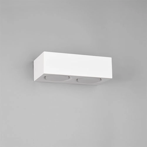 Design wandlamp Mattone gips - wit Trio 4017807692396