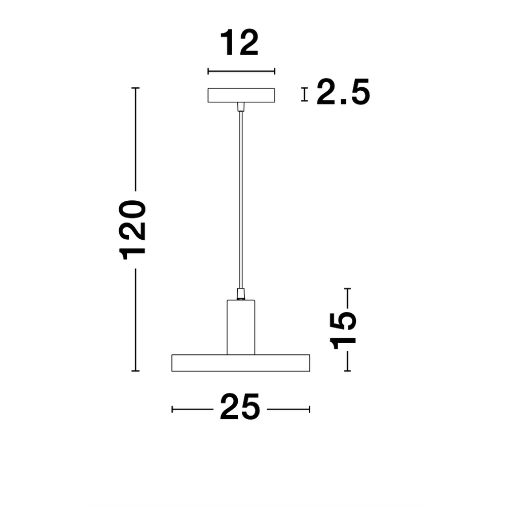 Design hanglamp Garni enkel goud Lyora 5212017420787