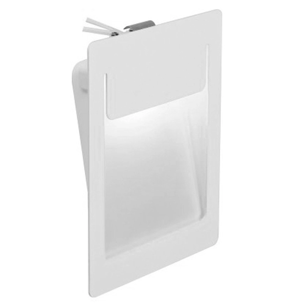 Vierkante inbouwlamp Downunder Pur 15,5cm wit
