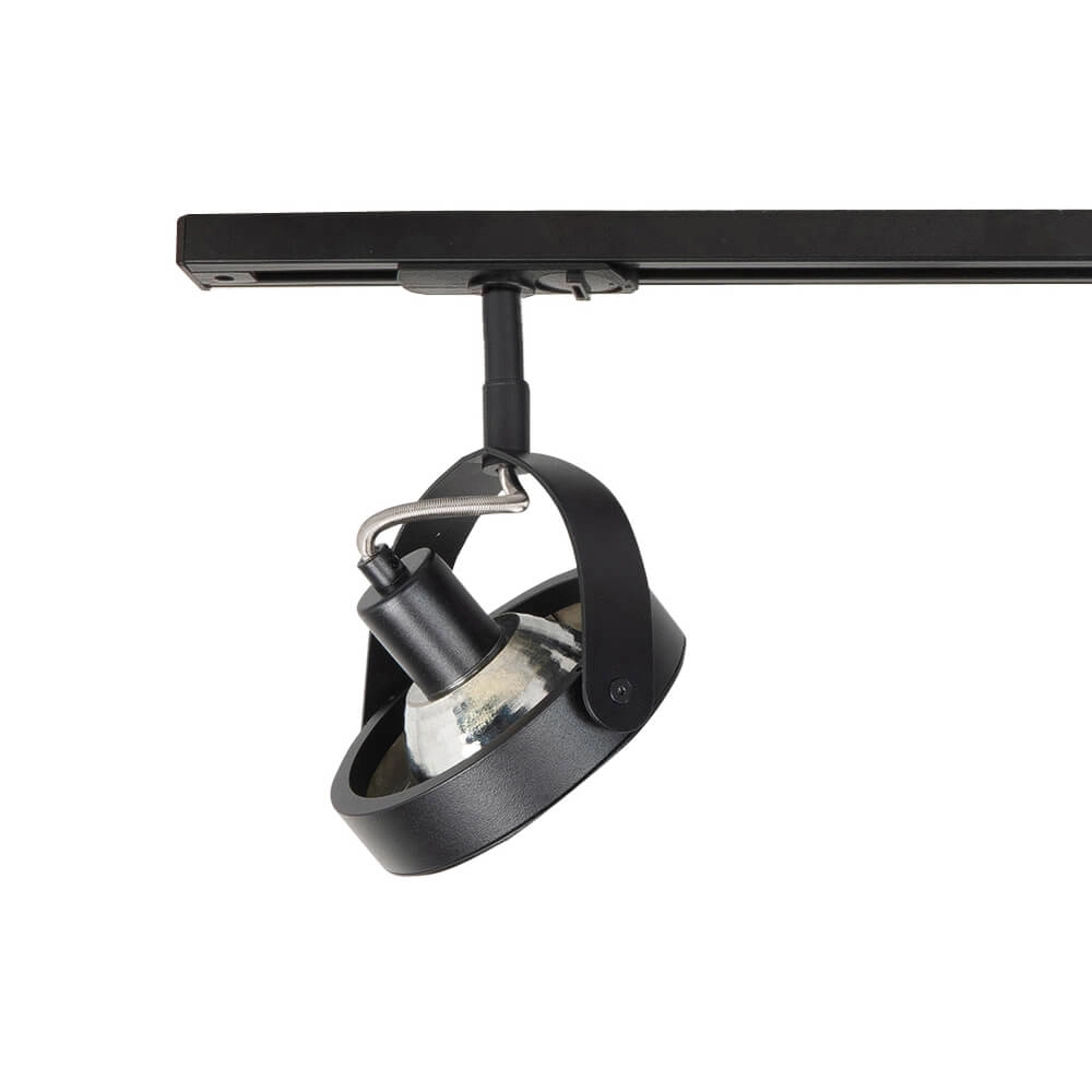 1-fase railset 150cm Malta zwart met 4 spots Highlight 8718379042843