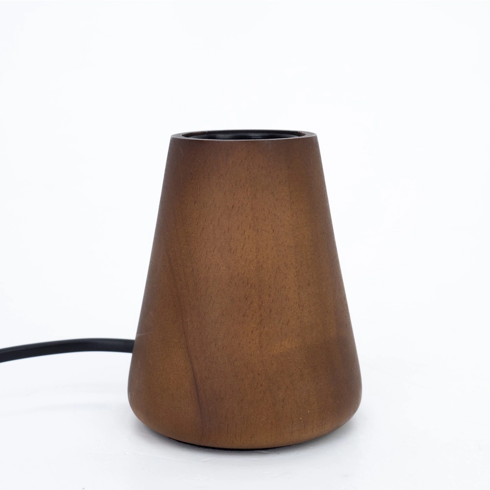 Subtiel tafellampje Asby donker hout Eglo 9002759440152