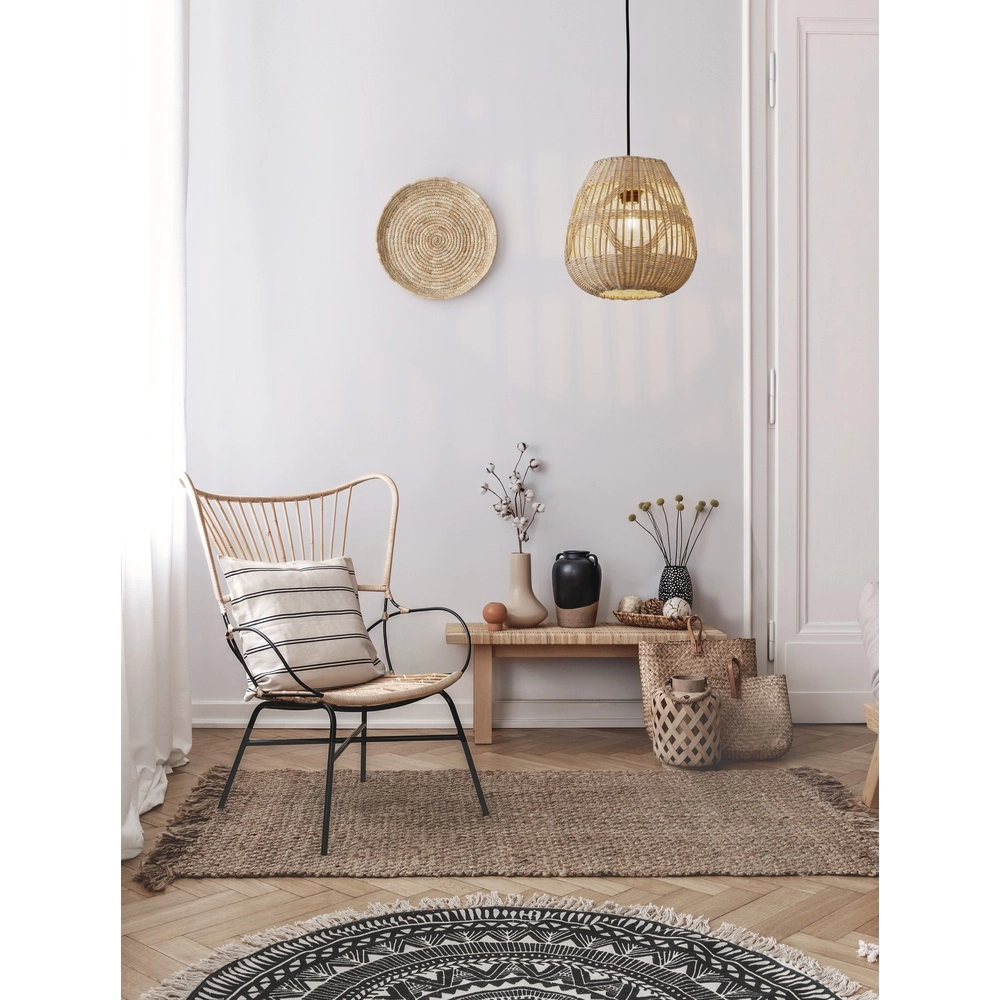 Rotan hanglamp Marlo Ø 27cm Lyora 5212017438799