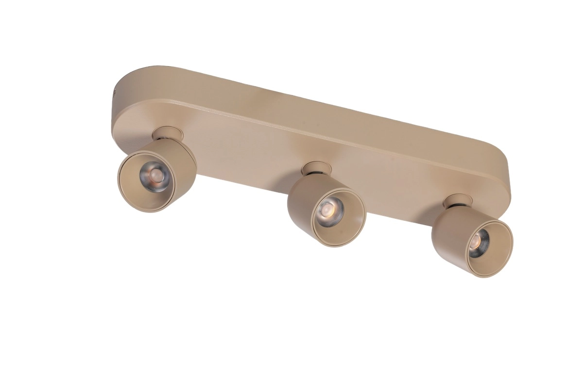 3-lichts opbouwspot Dennis led - zand