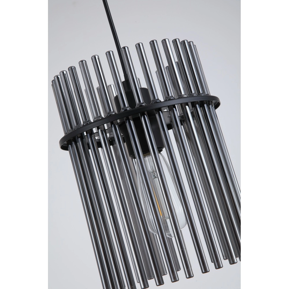 Hanglamp Swizzle Ø 20cm zwart Searchlight 5053423302508