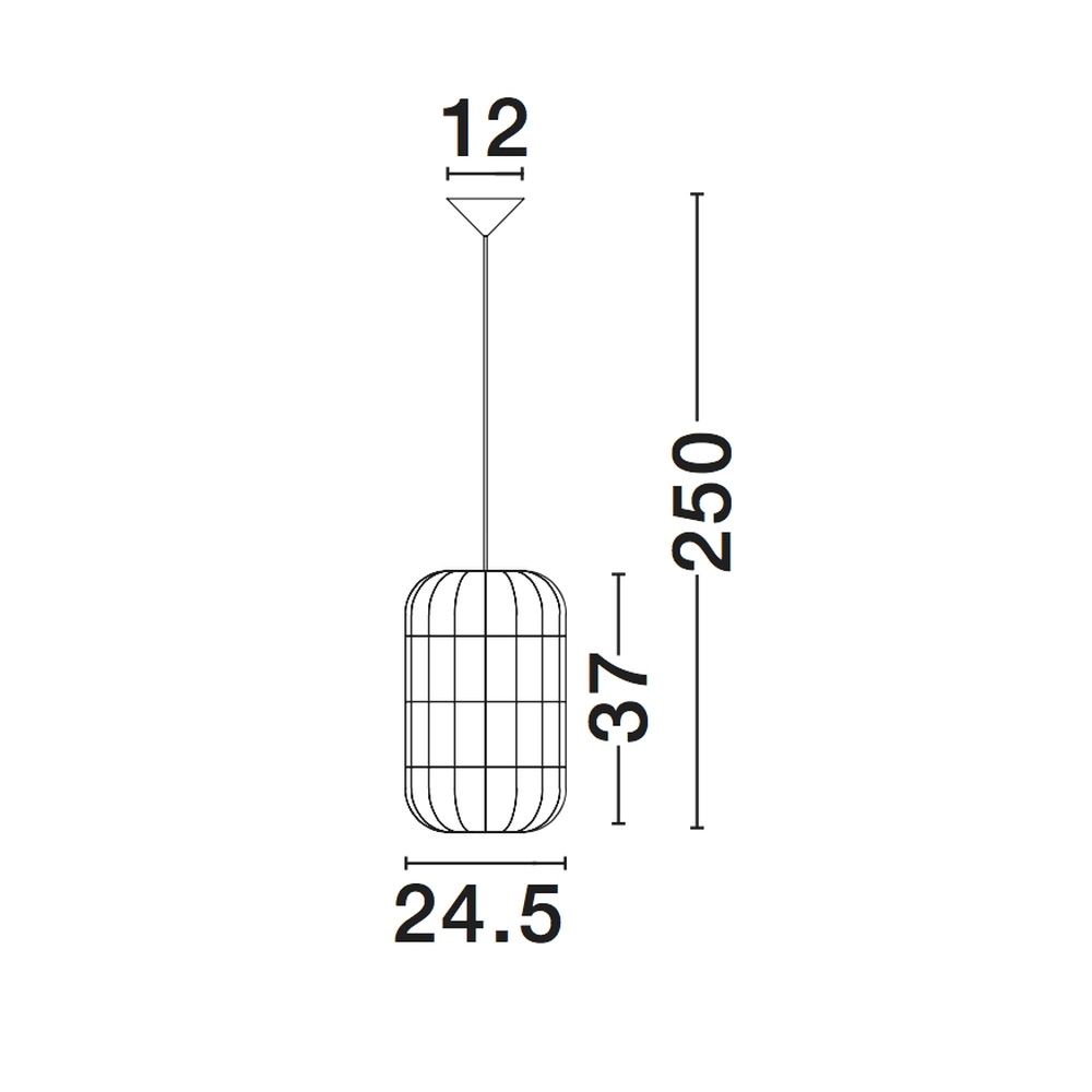 Hanglamp Aurora Ø 24,5cm wit Lyora 5212017416582