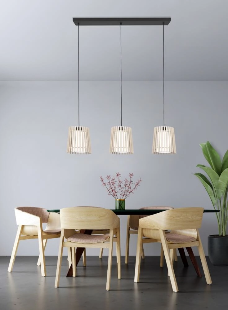 Scandinavische hanglamp Fattoria 3-lichts Eglo 9008606274734