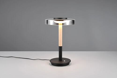 Led tafellamp Celeste smoke glas Trio 4017807616873