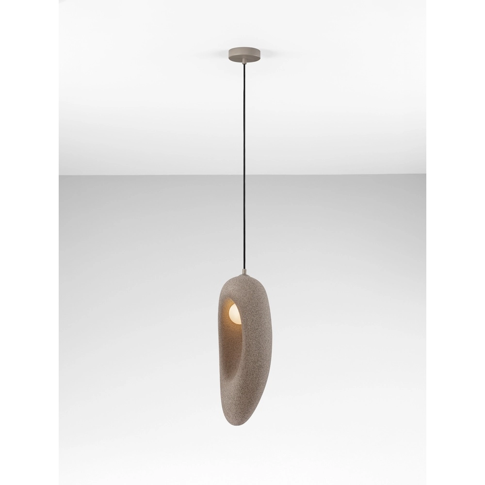 Natural pendant lamp Tempus brown 48cm Lyora 5212017476869