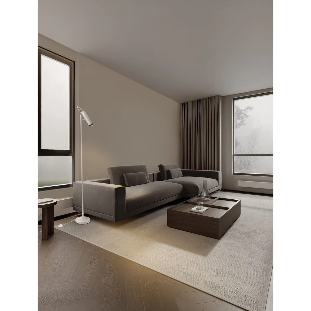 Leeslamp Nessi wit met zwart Lyora 5212017475213