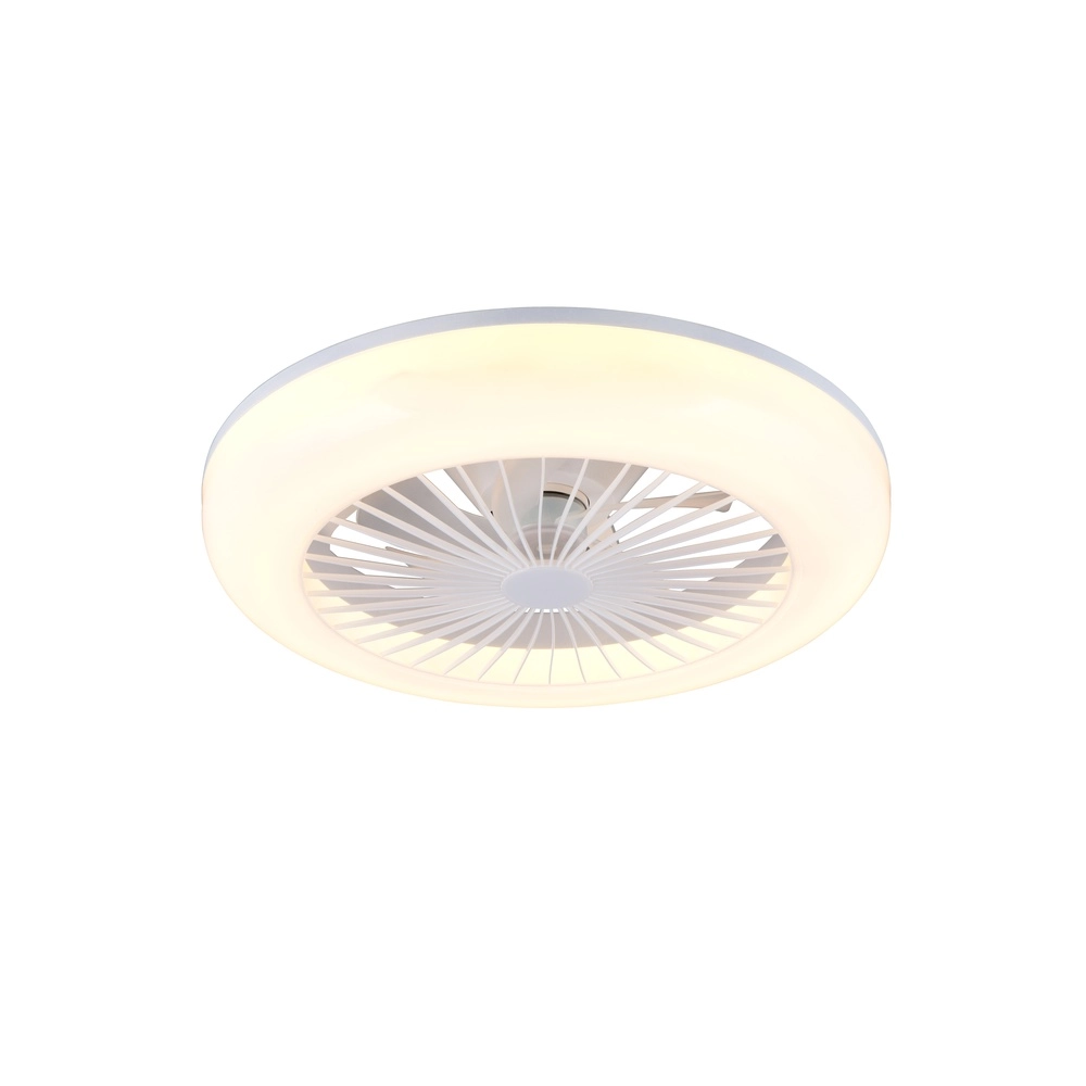 Plafondventilator Mora wit met lamp Plafondventilator Mora wit met lamp