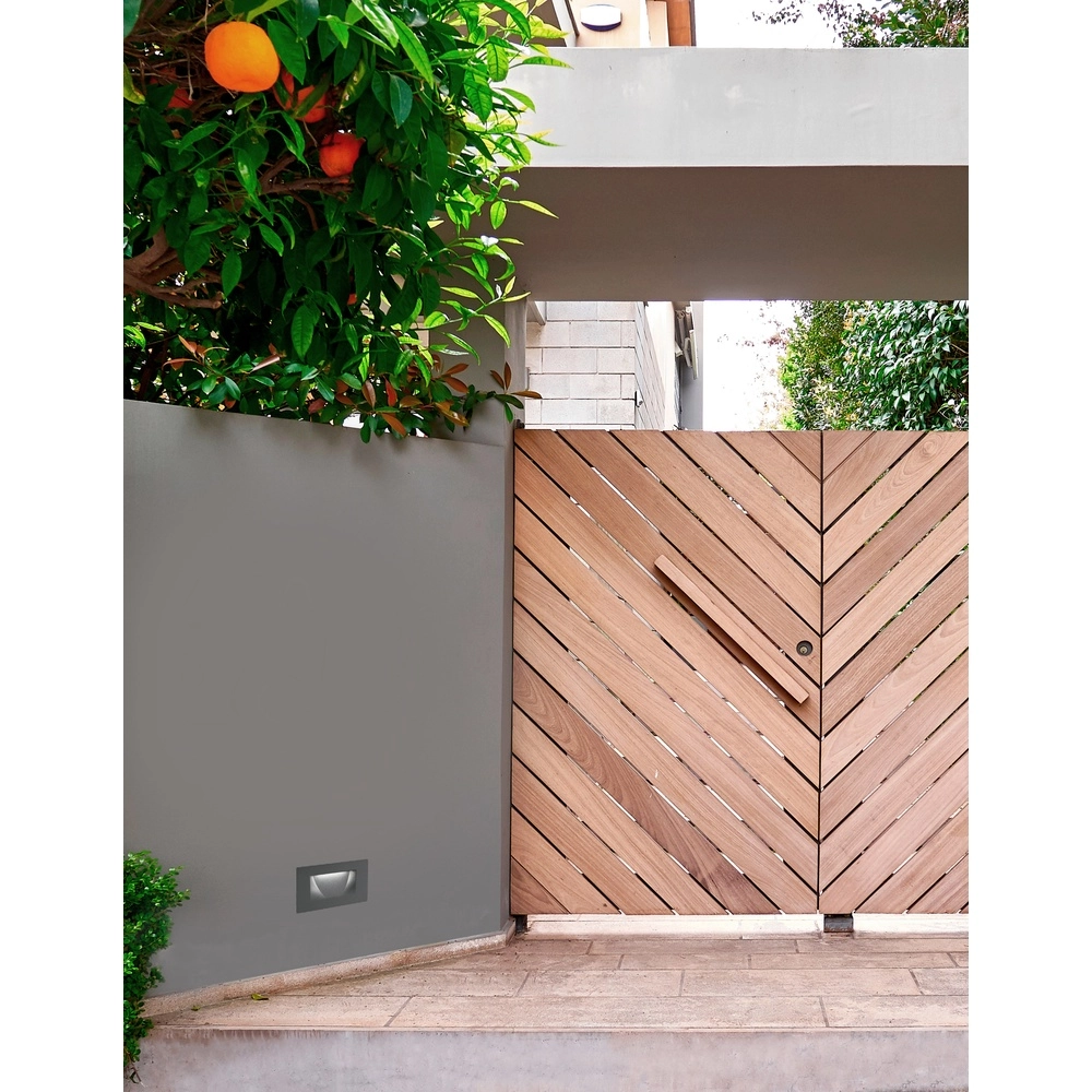 Inbouwlamp Krypton grijs 11cm Lyora 5212017409386