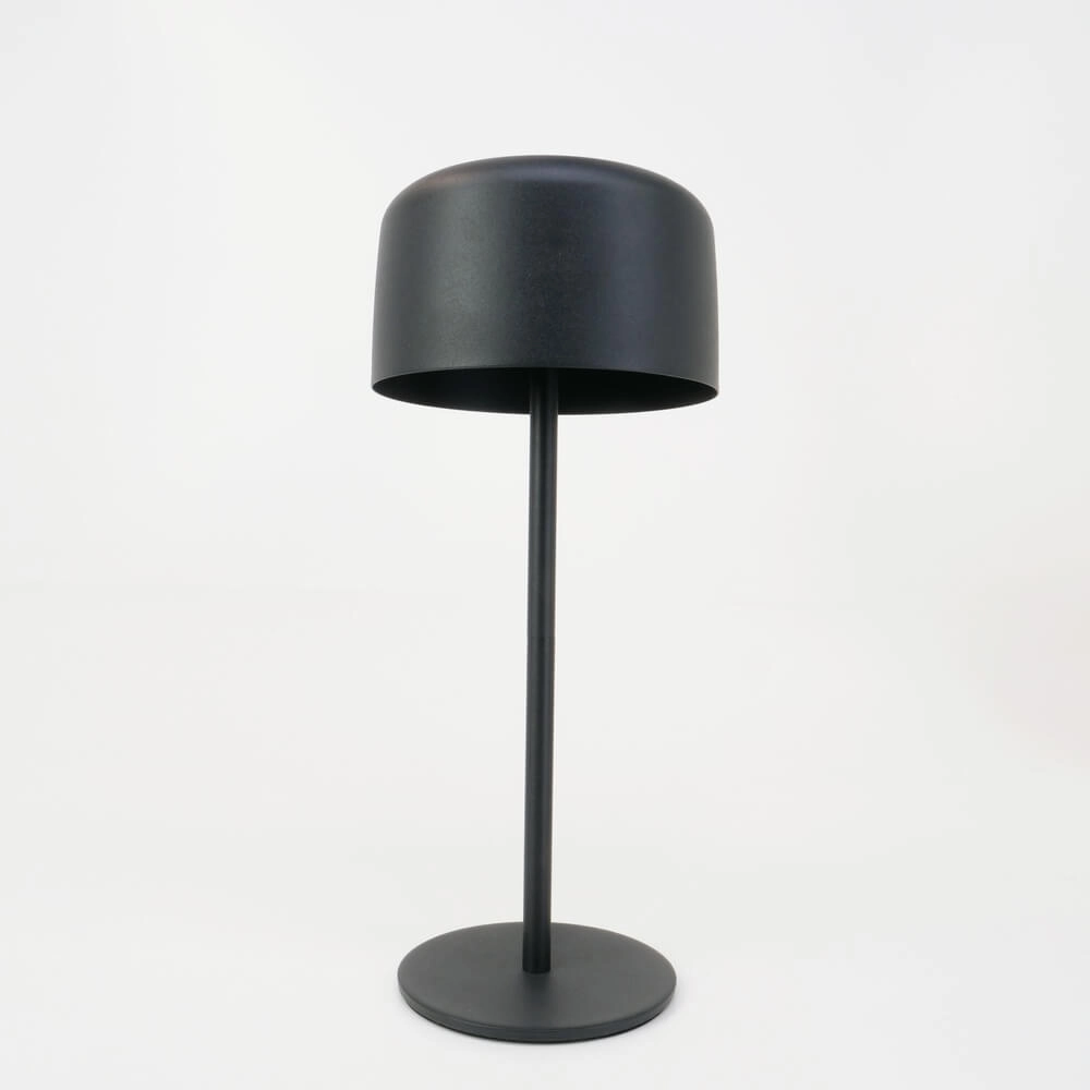 Strakke tafellamp Roccanova solar zwart met usb Eglo 9008606355037