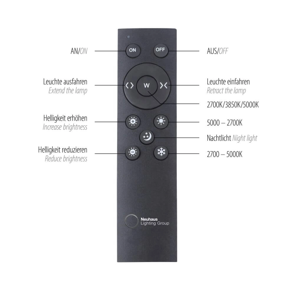 Led hanglamp Pure-Moto geborsteld metaal Paul Neuhaus 4012248363775