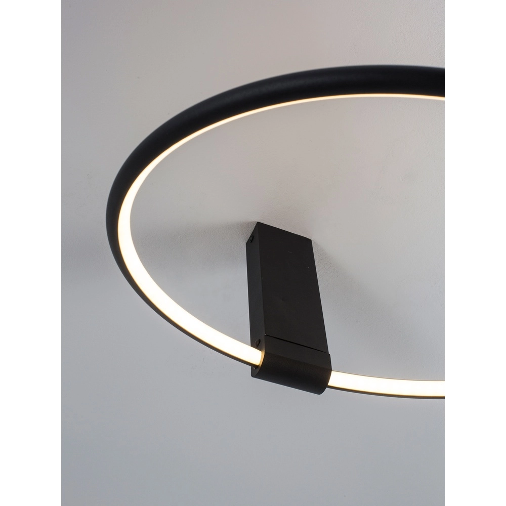 Design plafondlamp Garve zwart Ø 40cm Lyora 5212017431790