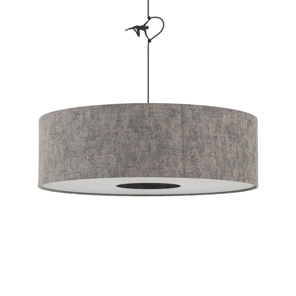 Hanglamp Lago grijs Ø 65cm Lyora 5903139116756