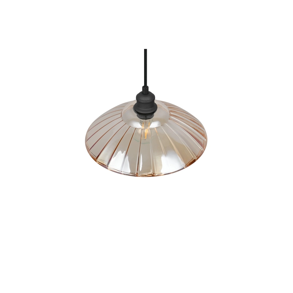 Klassieke hanglamp Eluna zwart Trio 4017807682489