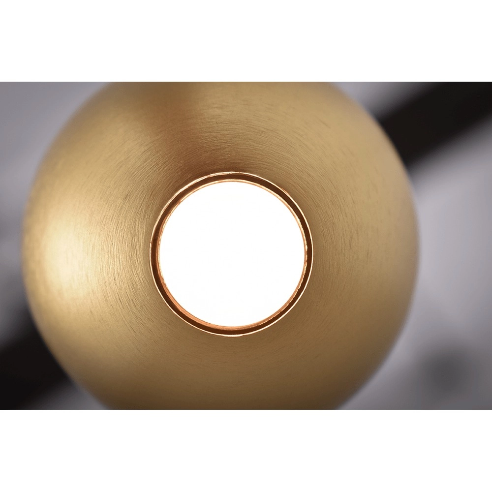 Vloerlamp Talana zwart met goud Masterlight 8718121359229
