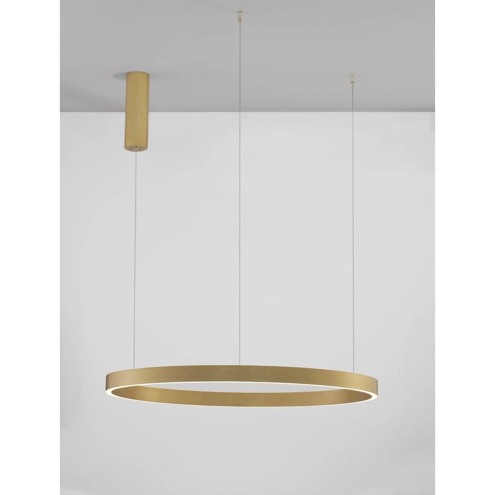 Gouden hanglamp Elowen design Ø 80cm Gouden hanglamp Elowen design Ø 80cm