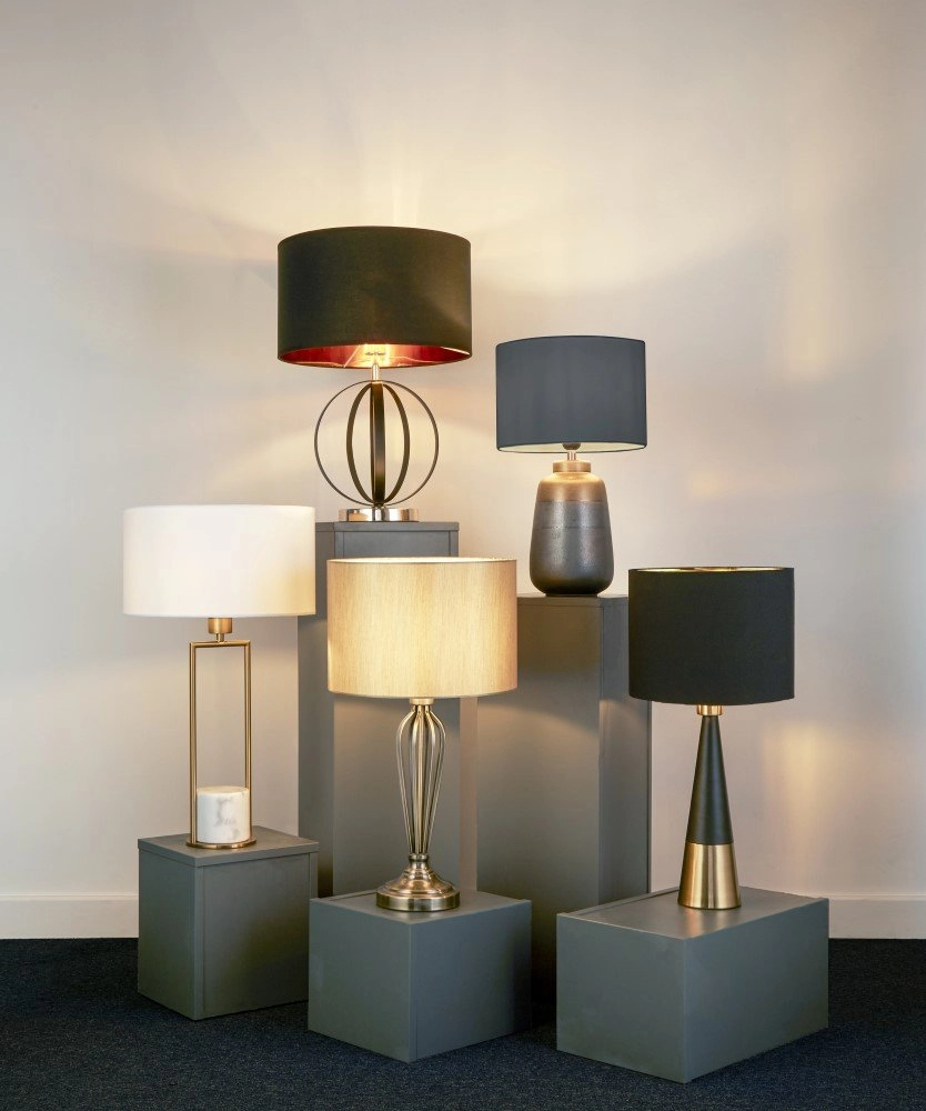 Gouden schemerlamp Table Searchlight 5053423161266