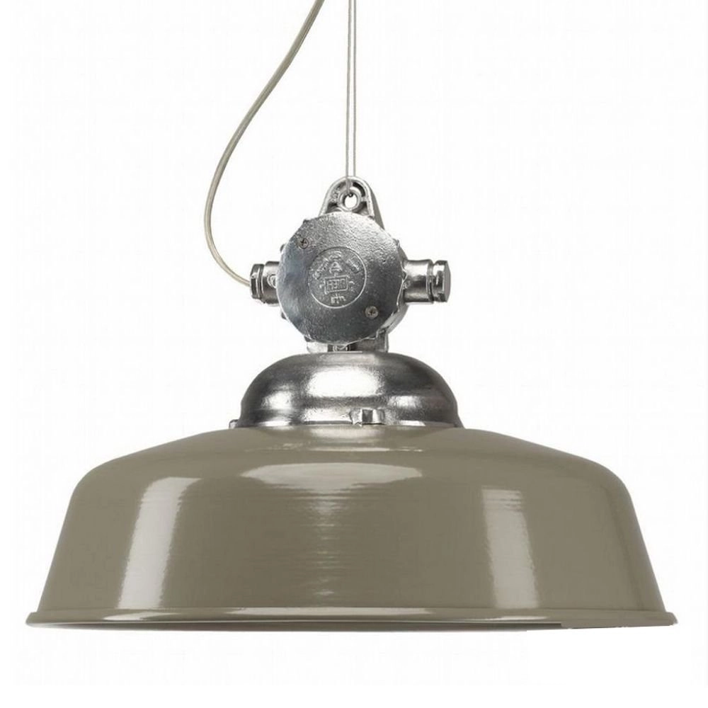 Hanglamp industrie Detroit antiek taupe