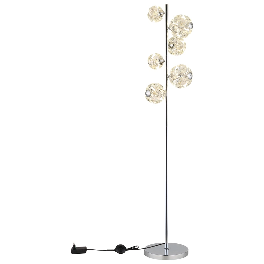 Vloerlamp Virina chroom Globo 9007371512263