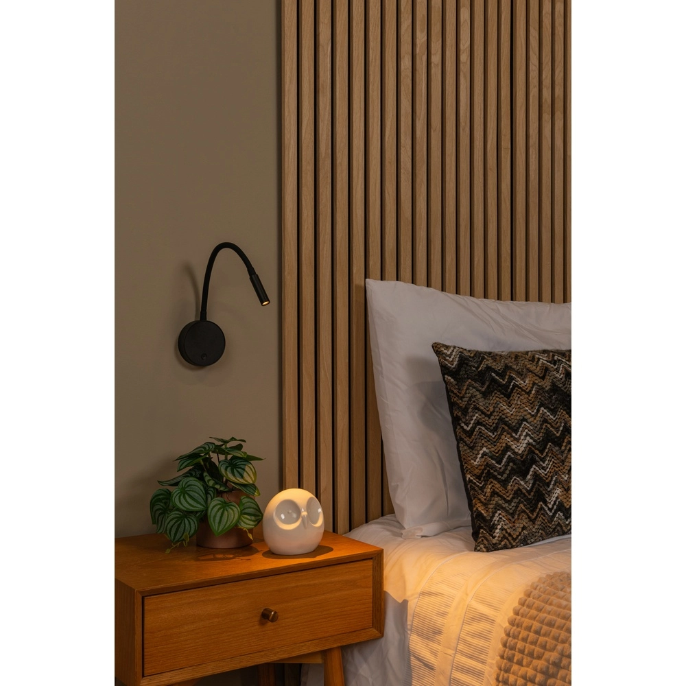 Bedlampje Asja dimbaar zwart Premium by Lucide 5411212421180