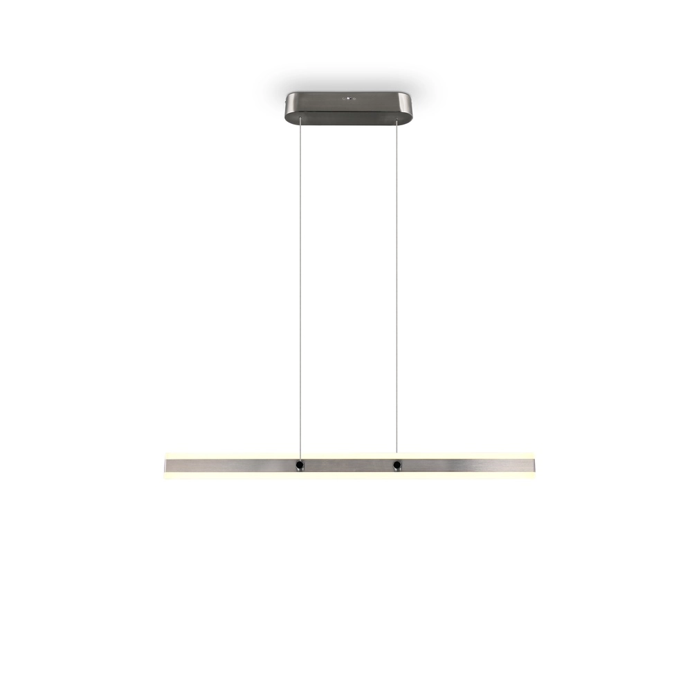 Moderne hanglamp Arcola 115cm nikkel Trio 4017807661996