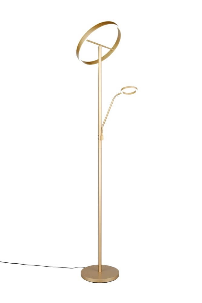 Design leeslamp Willis Goud - 180cm Trio 4017807627923
