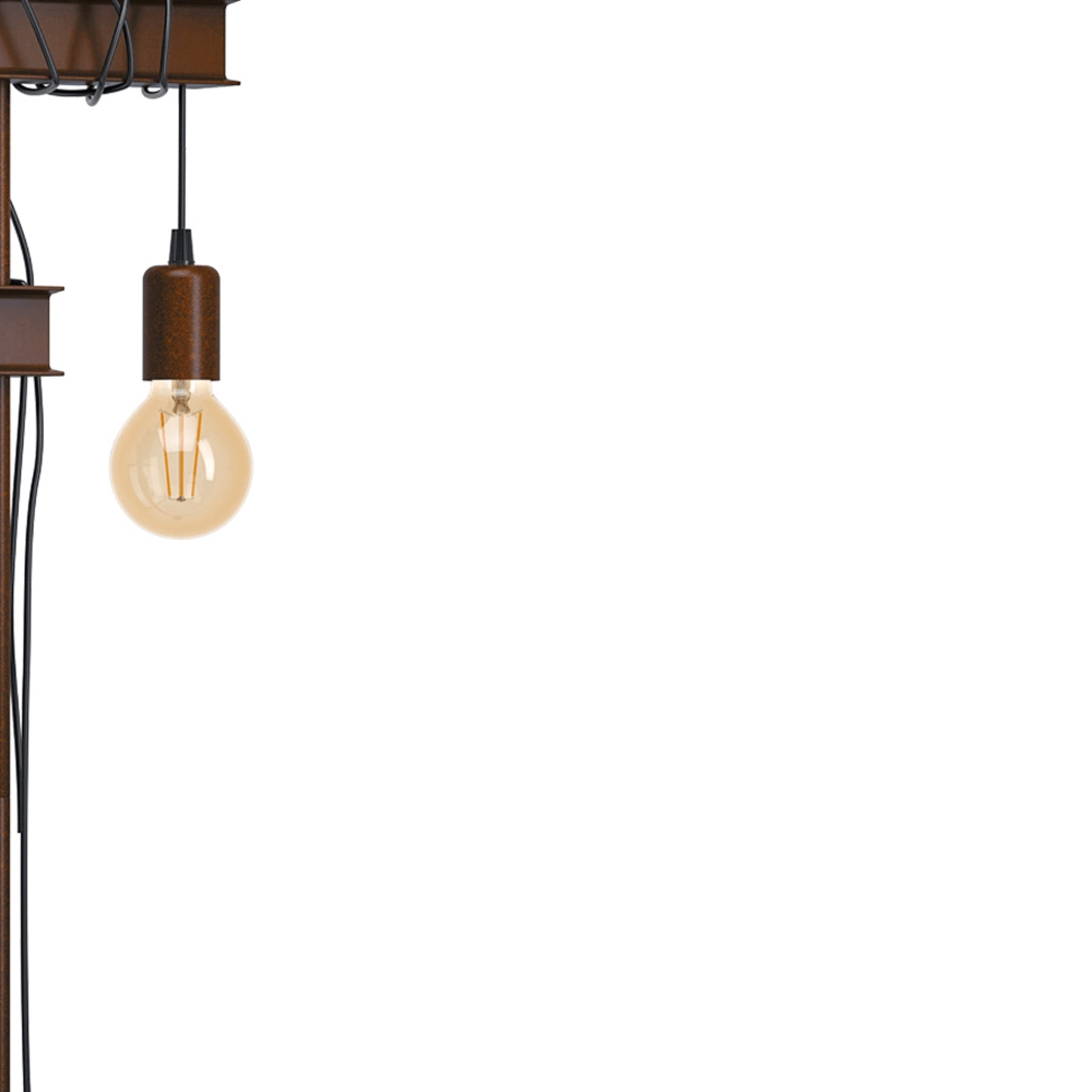 Roestige vloerlamp Townshend 4 Eglo 9002759435264