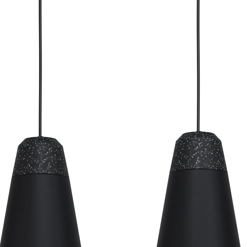 Zwarte 4-lichts hanglamp Canterras Eglo 9002759995454