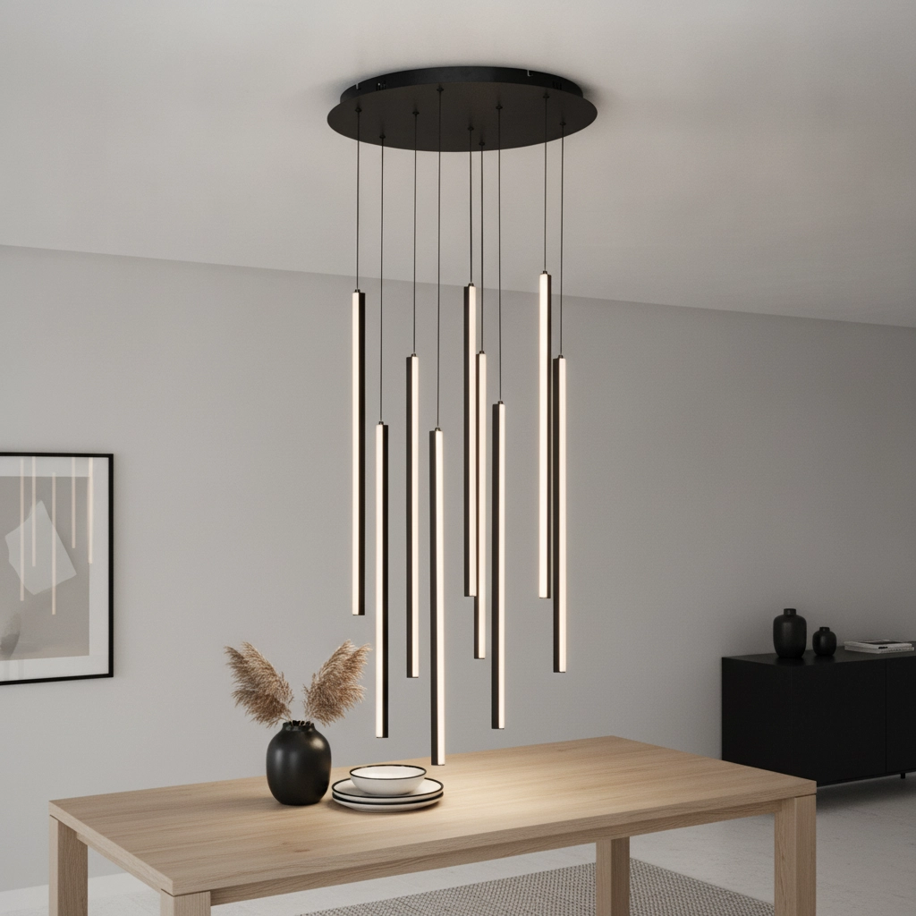Design hanglamp Gratta zwart Ø 50cm