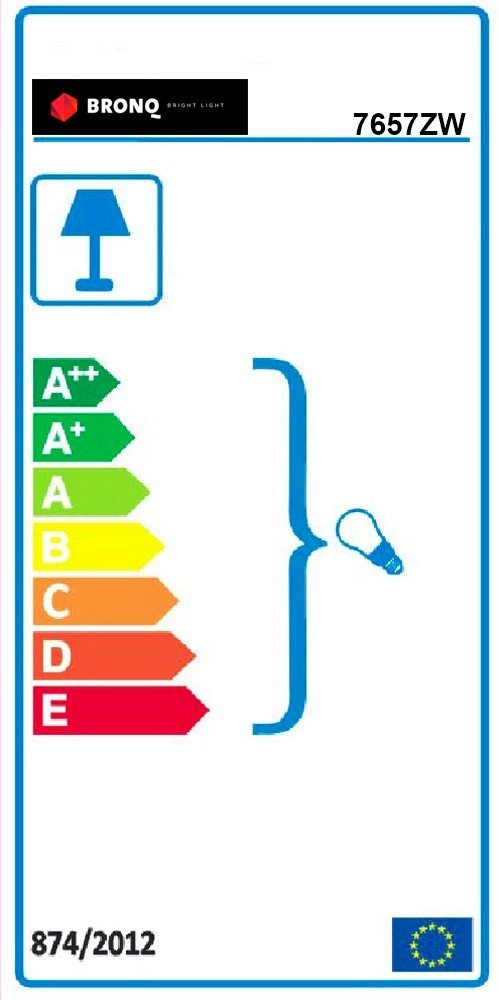 Zwart landelijke leeslamp Davin Steinhauer 8712746102079