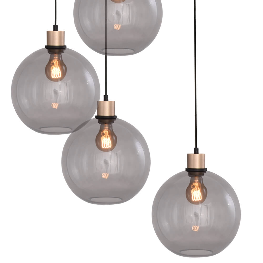 Vide hanglamp Lazise 5-lichts goud Masterlight 8718121303086