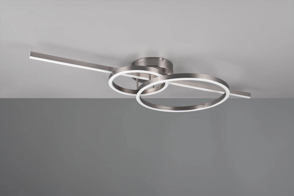 Plafondlamp Montilla nikkel Trio 4017807574760