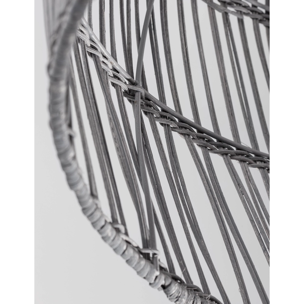 Grijze hanglamp Destin rotan Ø 42cm Lyora 5212017416681