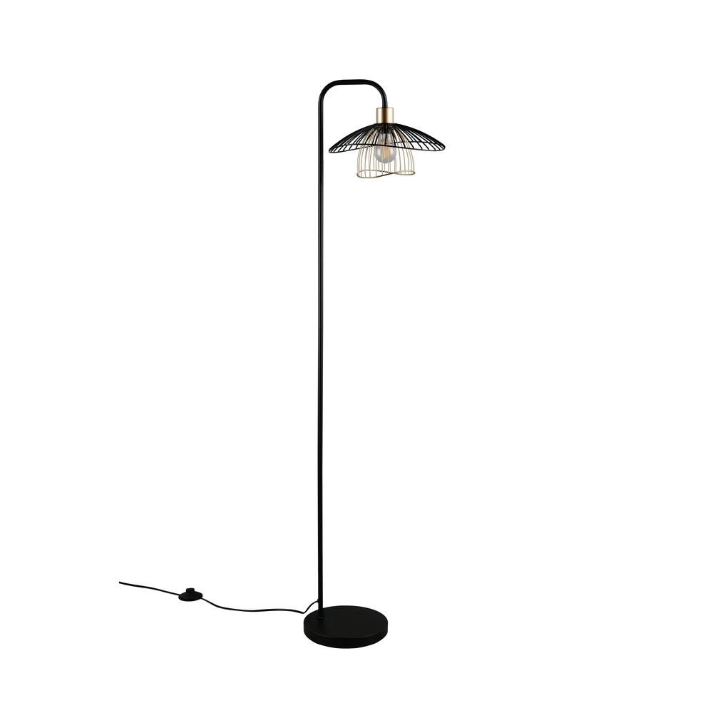 Vloerlamp Lauris zwart Trio 4017807678109