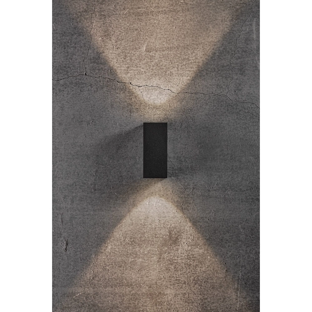 Up & Downlighter Asbol zwart hoekig Nordlux 5704924000652