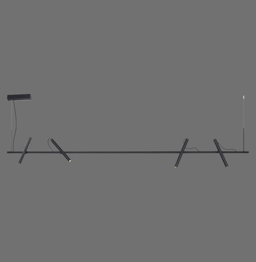 Design hanglamp Pure Tutua zwart Paul Neuhaus 4012248365540