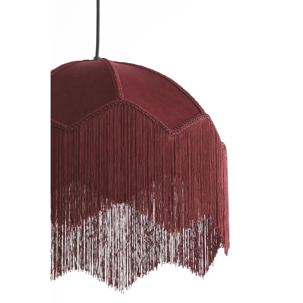 Hanglamp Malacia Ø 40cm - velvet bordeaux Light & Living 8717807759254