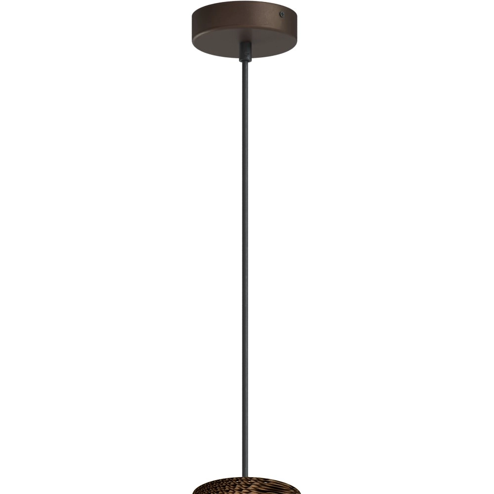 1-lichts hanglamp Carta Pineapple Think-paper cacao Ø 24cm Masterlight 8718121437545